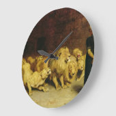 Daniel in the Lions' Den, 1872 von Briton Riviere Große Wanduhr (Winkel)