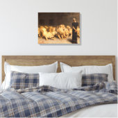 Daniel in the Lions Den 1872 von Briton Riviere Leinwanddruck (Insitu (Schlafzimmer))