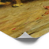 Daniel in the Lions' Den, 1872 von Briton Riviere Poster (Ecke)