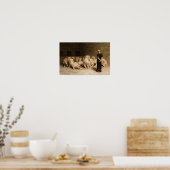 Daniel in the Lions Den, 1875 von Briton Riviere Poster (Küche)