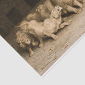 Daniel in the Lions Den, 1875 von Briton Riviere Seidenpapier (Ausschnitt)