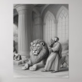 Daniel in the Lions_ Den, Daniel 6, King Darius an Poster (Vorne)