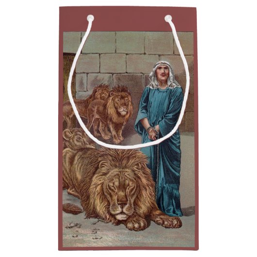 Daniel in the Lion's Den Kleine Geschenktüte (Rückseite)