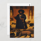 Daniel in the Lions Den Postcard Postkarte (Vorne/Hinten)