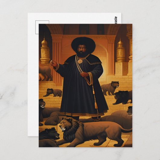 Daniel in the Lions Den Postcard Postkarte (Vorne/Hinten)