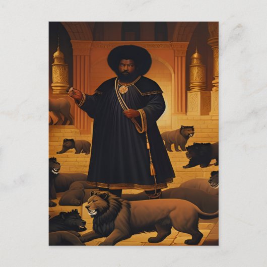 Daniel in the Lions Den Postcard Postkarte (Vorderseite)
