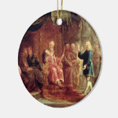 Daniel interpretiert Nebuchadnezzars ersten Traum Keramik Ornament (Links)