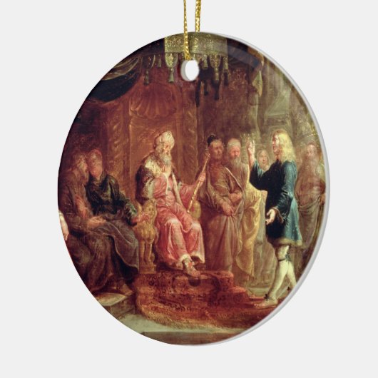 Daniel interpretiert Nebuchadnezzars ersten Traum Keramik Ornament (Links)