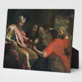 Daniel interpretiert Nebukadnezzars ersten Traum ( Fotoplatte (Seite)