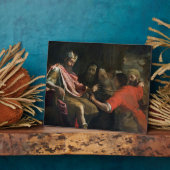 Daniel interpretiert Nebukadnezzars ersten Traum ( Fotoplatte (Seite)
