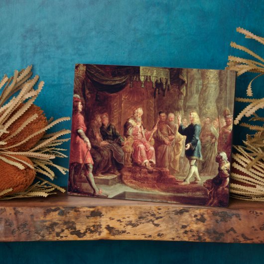 Daniel interpretiert Nebukadnezzars ersten Traum ( Fotoplatte (Seite)