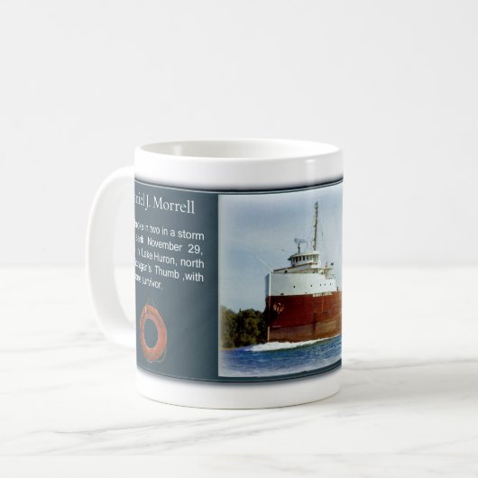 Daniel J. Morrell Schiffswrack-Tasse Kaffeetasse (Vorderseite Links)