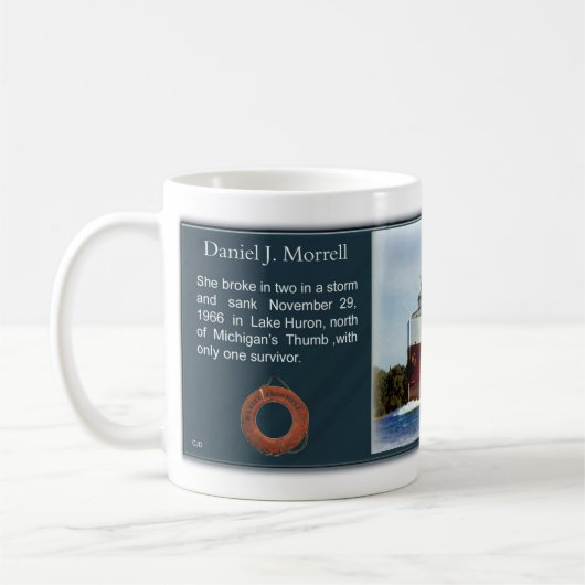 Daniel J. Morrell Schiffswrack-Tasse Kaffeetasse (Links)