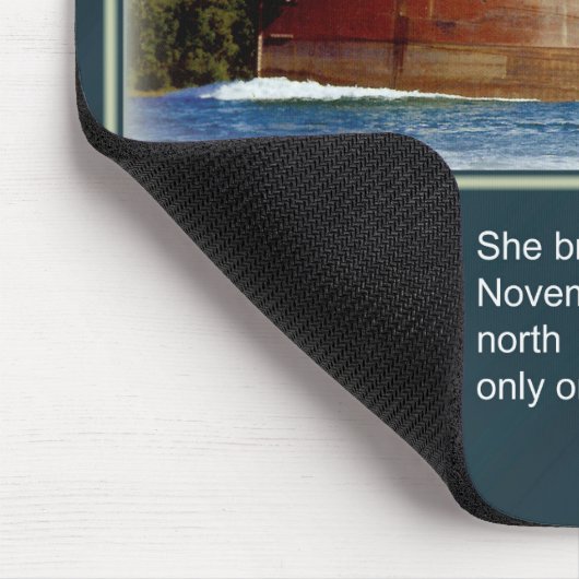 Daniel J. Morrell Schiffswrak Mousepad (Ecke)