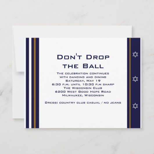 Daniel Jake Custom Einladung (Vorderseite)