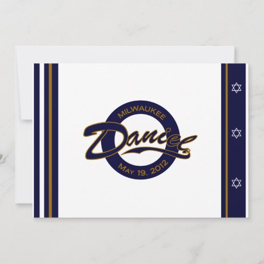 Daniel Jake Custom Einladung (Rückseite)