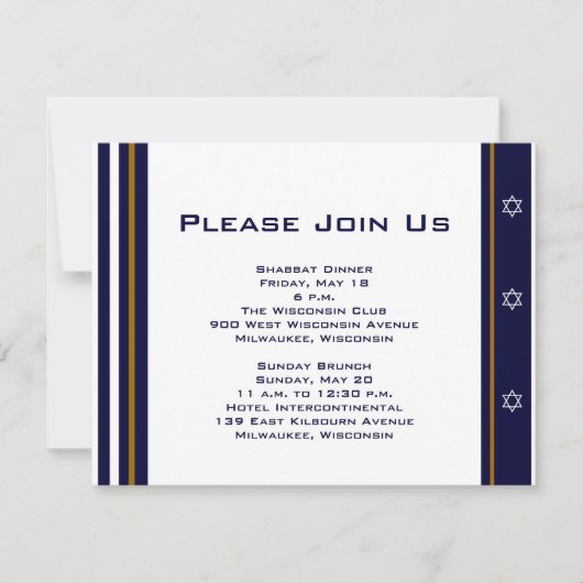 Daniel Jake Custom Event Card Einladung (Vorderseite)