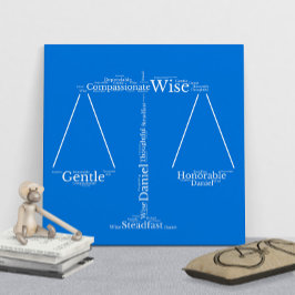 Daniel Name Cloud Customizable Poster