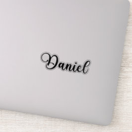 Daniel Name - Handgeschriebene Kalligrafie Aufkleber
