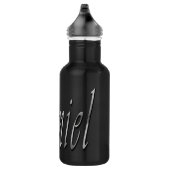 Daniel, Name, Logo, Boys wiederverwendbare Wasserf Edelstahlflasche (Rechts)