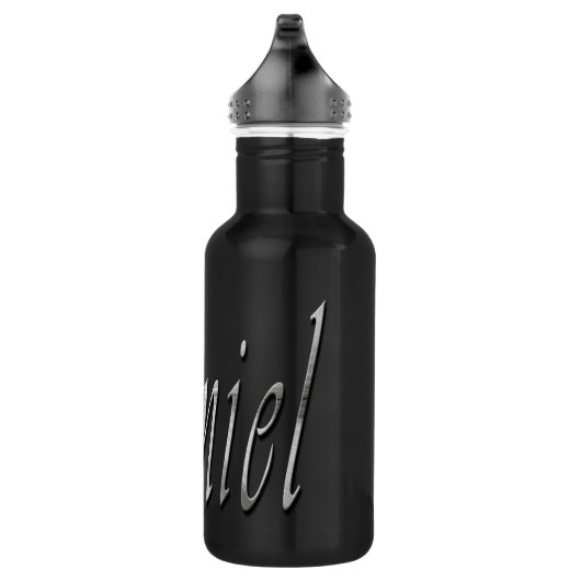 Daniel, Name, Logo, Boys wiederverwendbare Wasserf Edelstahlflasche (Rechts)