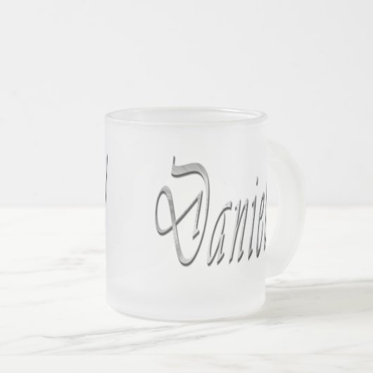 Daniel, Name, Logo, Mattglastasse (VorderseiteRechts)