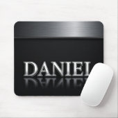 Daniel Name mit tröpfelndem flüssigem Metall Mousepad (Mit Mouse)