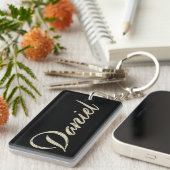 Daniel Name whitegold Schlüsselanhänger Anhänger (Vorderseite rechts)