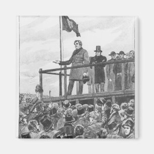 Daniel O'Connel bei der Sitzung an der Ordnung Magnet