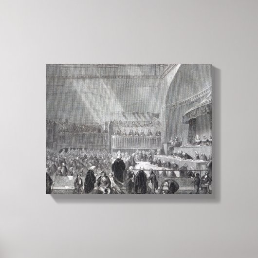 Daniel O'Connell stehende Studie 1844 Leinwanddruck (Vorderseite)