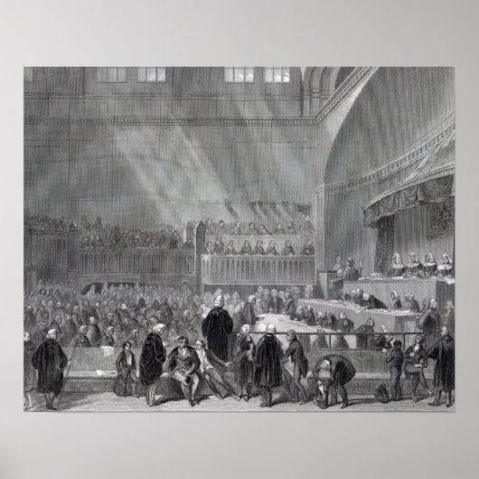 Daniel O'Connell stehende Studie 1844 Poster (Vorne)