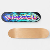 DANIEL Personalisiertes individuelles Graffiti-Ska Skateboard (Horizontal)