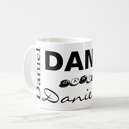 DANIEL - personifizieren Sie die Tasse (Vorderseite Links)