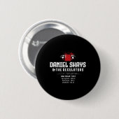 Daniel Shays Machusetts History Button (Vorne & Hinten)