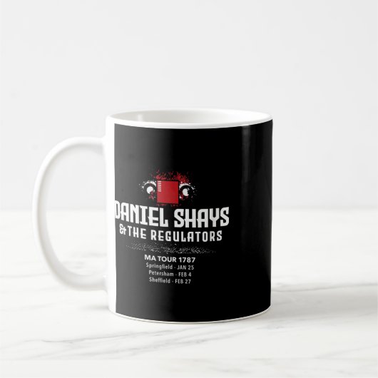 Daniel Shays Machusetts History Kaffeetasse (Links)