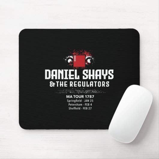 Daniel Shays Machusetts History Mousepad (Mit Mouse)