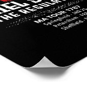 Daniel Shays Machusetts History Poster (Ecke)