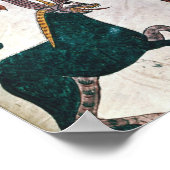 Daniel sieht Vier Bestien und Gott Poster (Ecke)