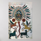 Daniel sieht Vier Bestien und Gott Poster (Vorne)