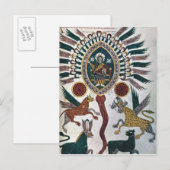 Daniel sieht Vier Bestien und Gott Postkarte (Vorne/Hinten)
