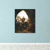 Daniel tötet den Drachen von Baal Leinwanddruck (Insitu (Holzboden))