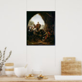 Daniel tötet den Drachen von Baal Poster (Küche)