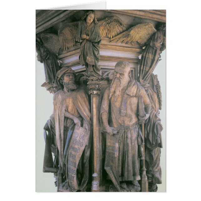 Daniel und Jesaja in der Debatte, sechseckiger (Vorne)