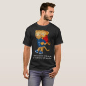 Daniel und Vater-Tiger (Dunkel T-Shirt (Vorne ganz)