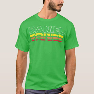 Daniel Vorname Lustig Vintage Sonnenuntergang Dani T-Shirt