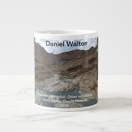 Daniel Walton Yosemite: Wasserfall, Sonstige Berge Jumbo-Tasse (Vorderseite)