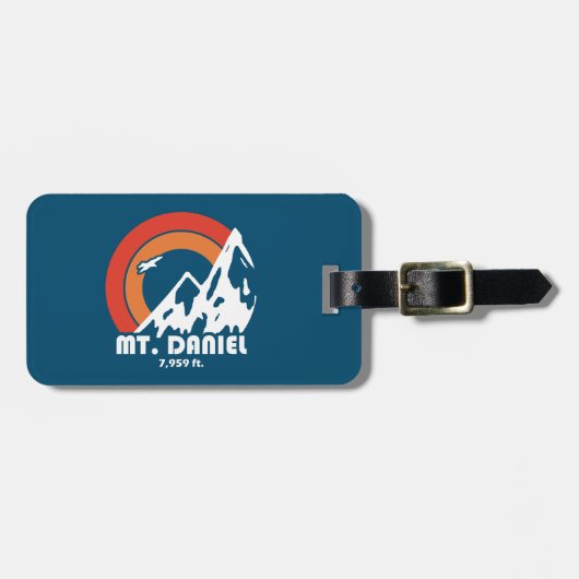 Daniel Washington Sun Eagle Gepäckanhänger (Vorderseite horizontal)