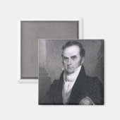 Daniel Webster (1782-1852) (Gravieren) Magnet (Vorderseite/Rückseite)