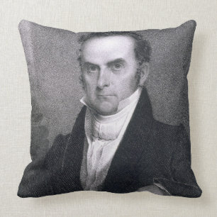 Daniel Webster (1782-1852) (Stich) Kissen