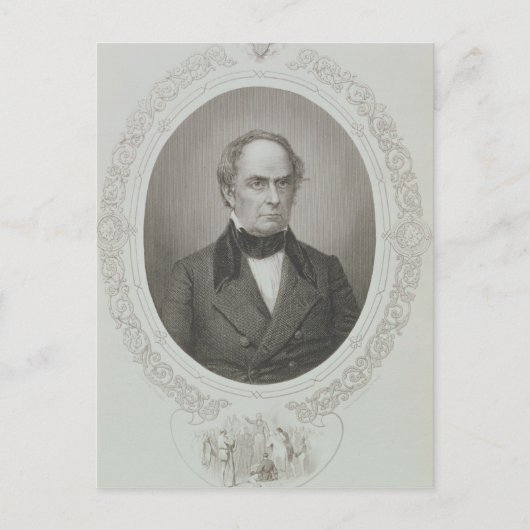 Daniel Webster Postkarte (Vorderseite)